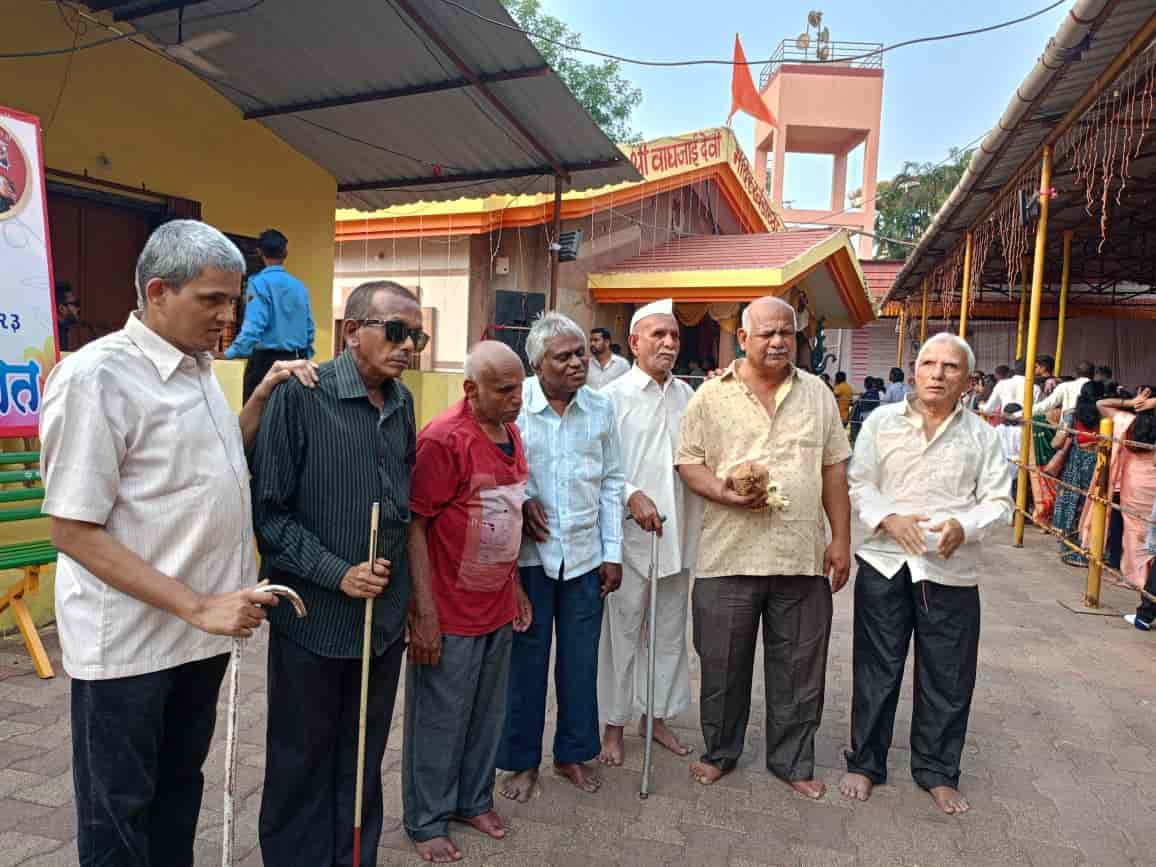 A group of residents out for a spiritual trip to the temple