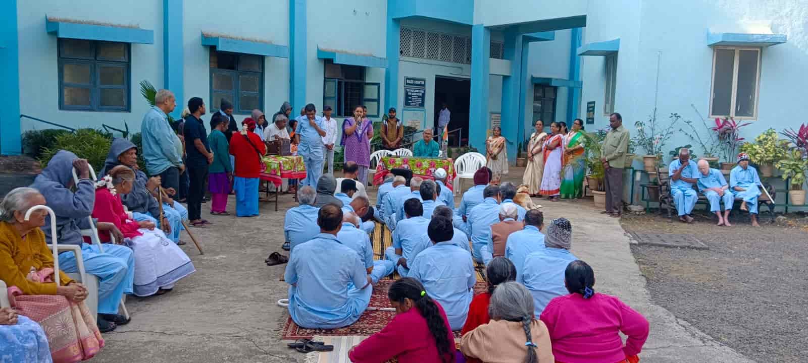 A group of residents celebrating the Republic Day